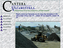 Tablet Screenshot of canteravacamonte.com